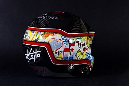 Un casco molto speciale per Kajetanowicz