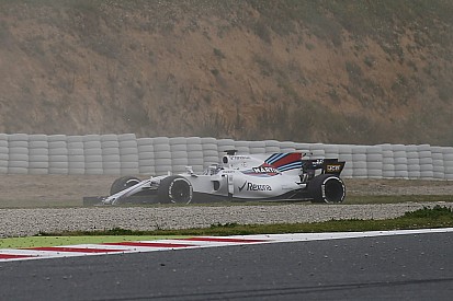 F1-Test Barcelona: Williams wegen Unfall vorerst raus