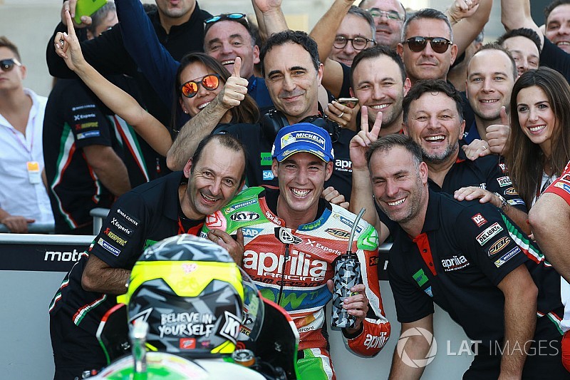Grande Aprilia ad Aragon: Espargaro sesto a meno di 7