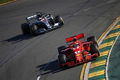 Hamilton no pudo atacar a Vettel por ir limitado con el motor