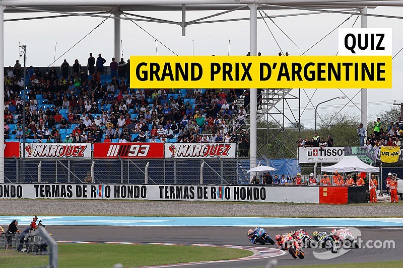Quiz - Testez vos connaissances sur le GP d'Argentine !