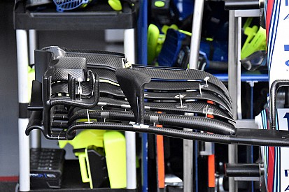 Williams estrena un nuevo diseño de alerón delantero