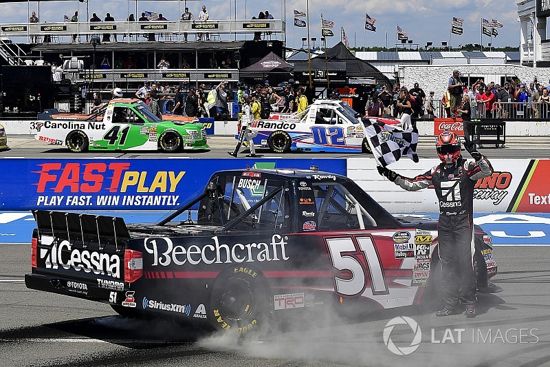 Kyle Busch ties NASCAR Truck record with Pocono win