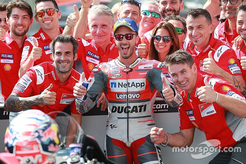 Pole, Dovizioso brinca: “pensei que tempos estavam errados”