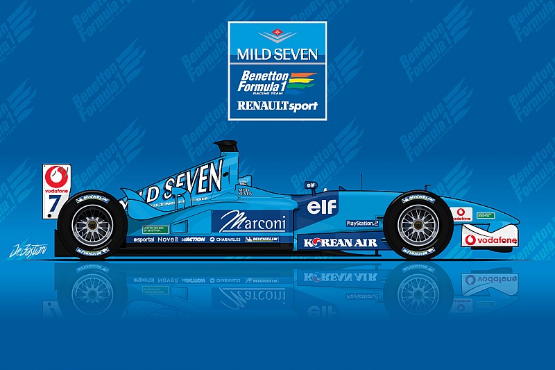 La B201, ultime Benetton de l'Histoire de la F1