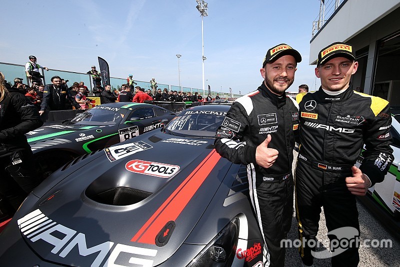 Buhk, Perera win first leg of Blancpain Sprint finale