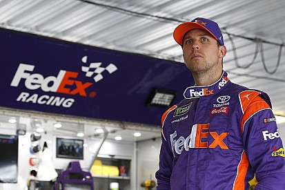 Denny Hamlin tops Michigan Cup practice at over 202 mph