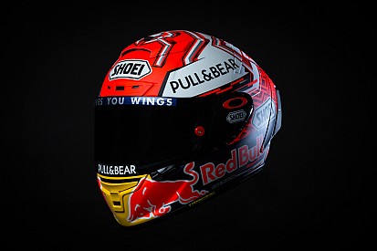 In beeld: De nieuwe helm van wereldkampioen Marquez