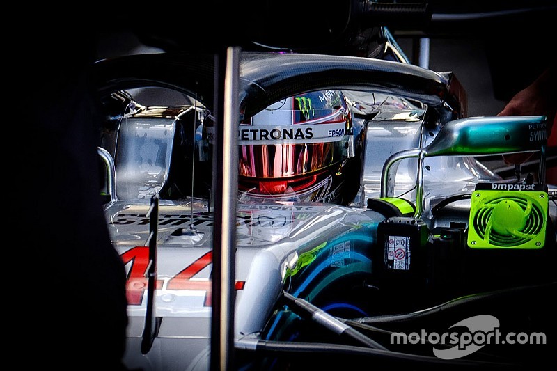 La parrilla de salida del GP de Bélgica de F1 en imágenes