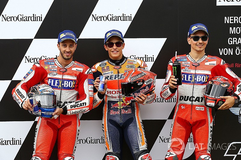 La grille de départ du GP d'Autriche MotoGP