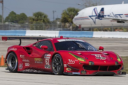 Montoya probó un Ferrari 488 GTE en Sebring