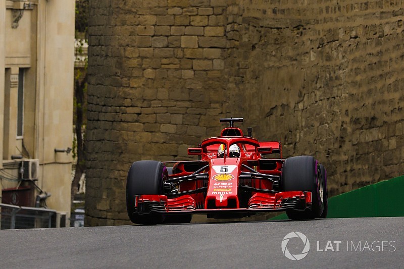 Para Vettel, Ferrari vai bem em Baku, mas ele não