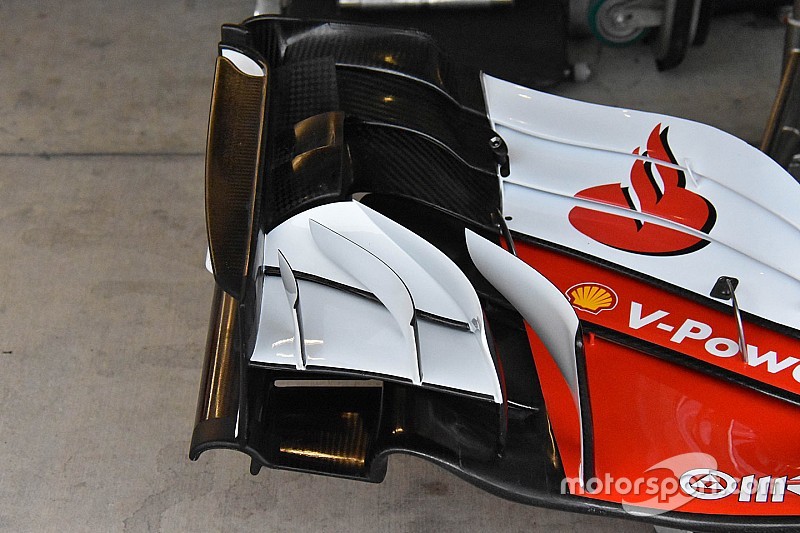 Ferrari: modificata anche l'ala anteriore di Vettel con un... ricciolo