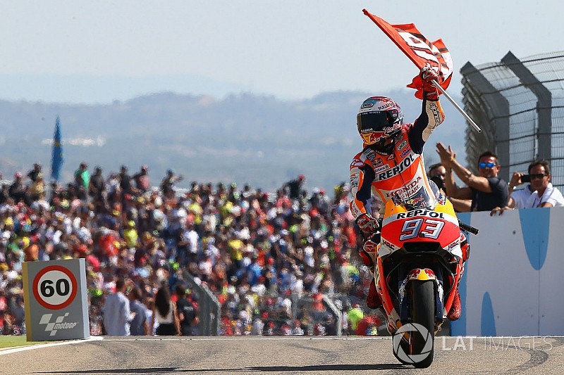 Márquez, vainqueur en Aragón, se