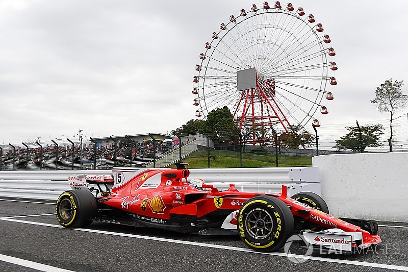 Vettel supera Hamilton e domina TL1 do GP do Japão