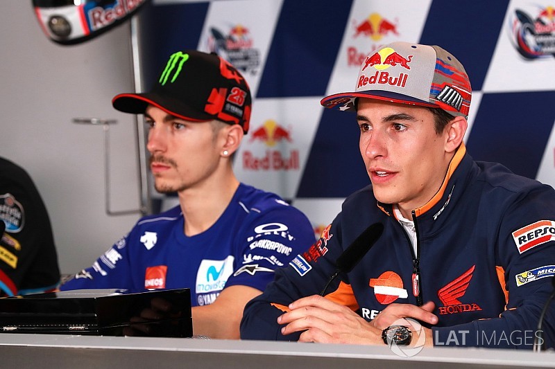 Márquez ne s'attendait pas à l'arrivée de Viñales derrière lui