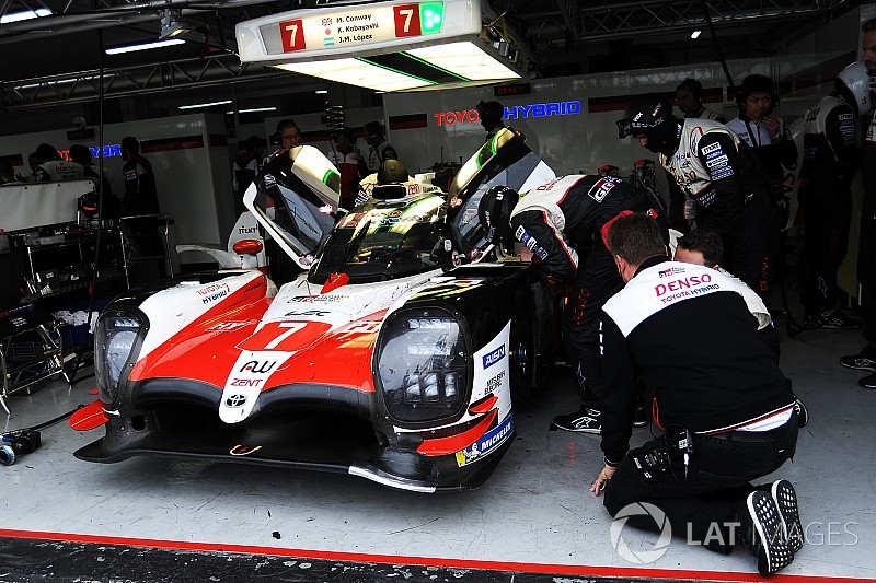 Toyota a testé son proto LMP1 sur trois roues