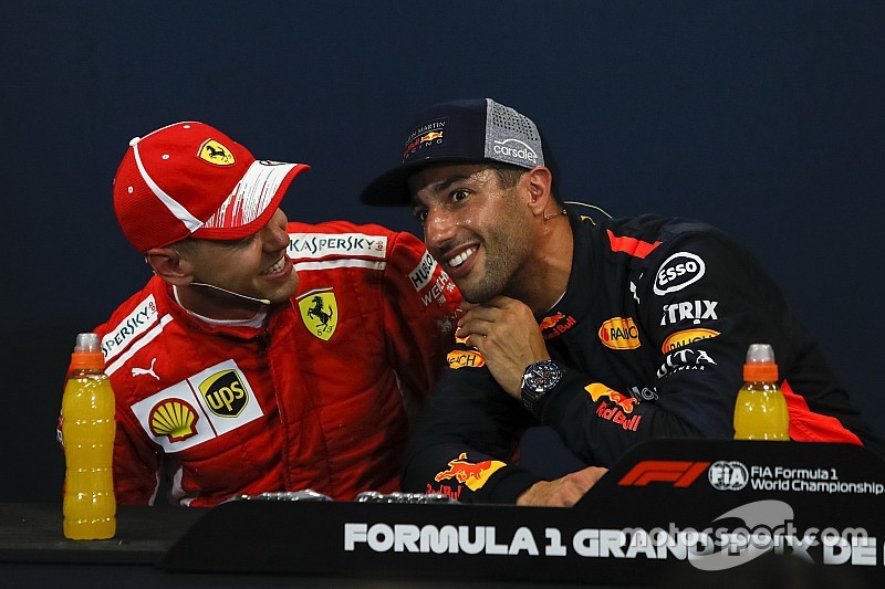 Vettel és Ricciardo szakadtak a nevetéstől a Monacói Nagydíjon