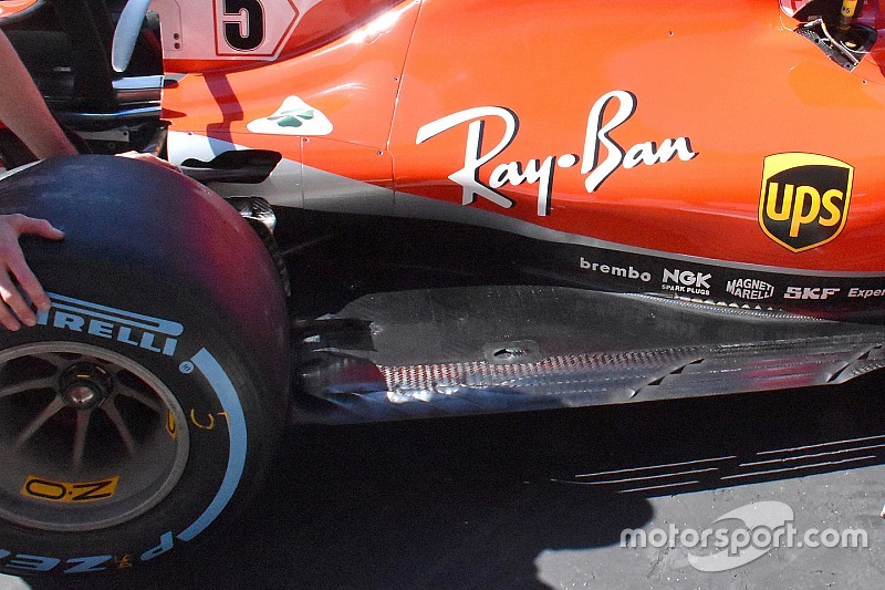 La actualización de Ferrari para el GP de Gran Bretaña, al descubierto