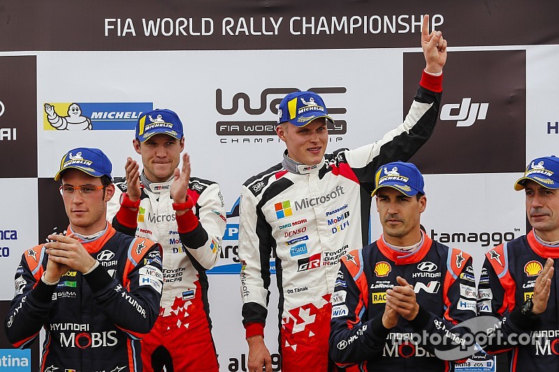 Tanak logra su tercer triunfo al imponerse en Argentina
