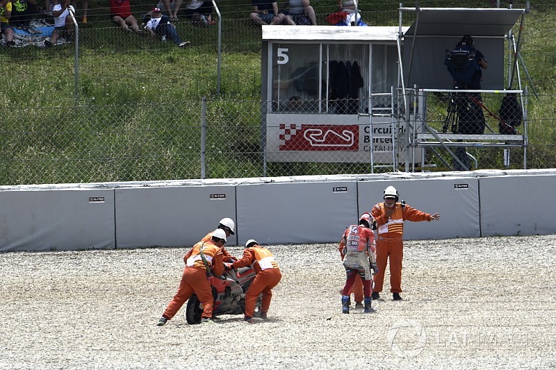 Dovizioso crashte omdat hij 'over de limiet' reed