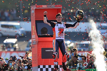 Motegi MotoGP: Marquez secures fifth title, Dovizioso crashes