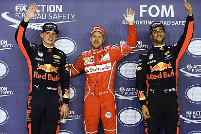 La grille de départ du Grand Prix de Singapour