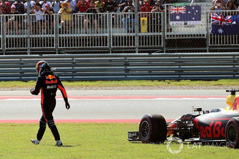 Ölverlust: Daniel Ricciardo verliert mögliches Formel-1-Podium in Austin
