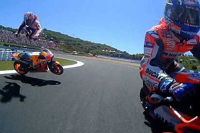 Pedrosa: "Estou bem, mas tenho líquido no meu quadril"