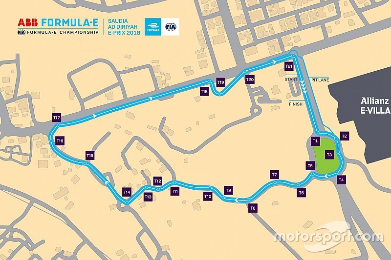 Riyad Formula E pisti tanıltıdı