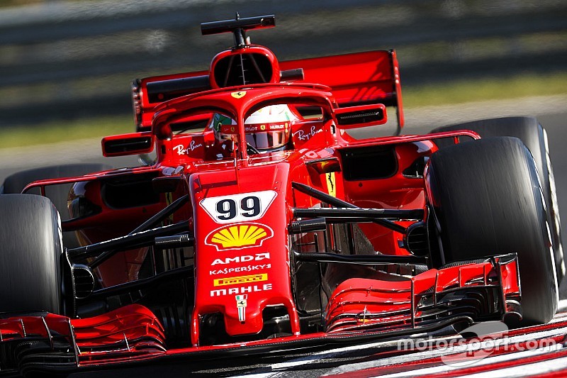 Test Budapest, day 1: Giovinazzi primo con record della pista Test Budapest, day 1: Giovinazzi primo con record della pista