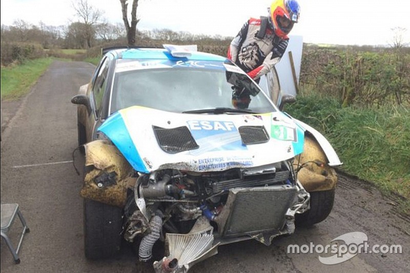 Ecco come è ridotta la Citroën DS3 R5 di Consani