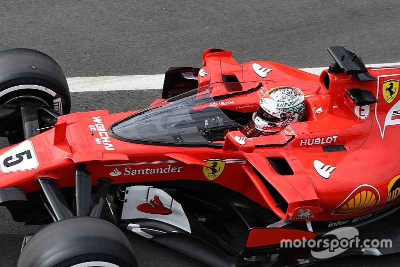 Bildergalerie: Sebastian Vettel testet F1-Cockpitschutz Shield