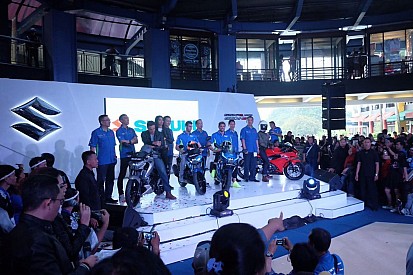 Iannone-Rins meriahkan launching Suzuki GSX-R150 dan GSX-S150