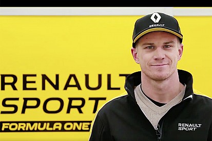 Formel-1-Fahrer Nico Hülkenberg erstmals in Renault-Farben