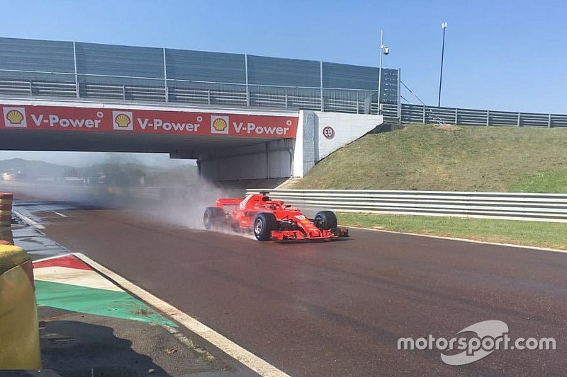 Квят проїхав 118 кіл за кермом машини Ferrari в п'ятницю
