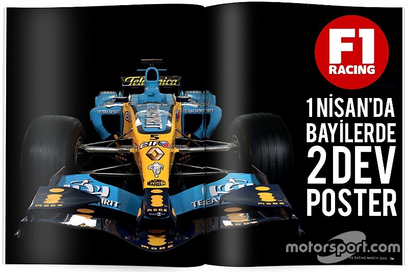 F1 Racing, 1 Nisan'da bayilerde
