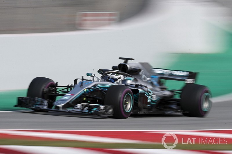 Bottas leads Giovinazzi on second morning of F1 test