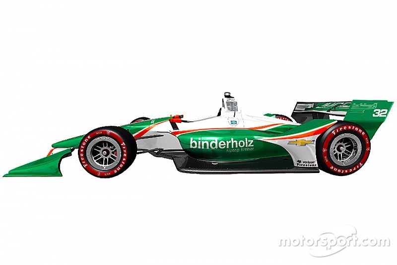 В Juncos показали нову зелено-білу ліврею машини IndyCar