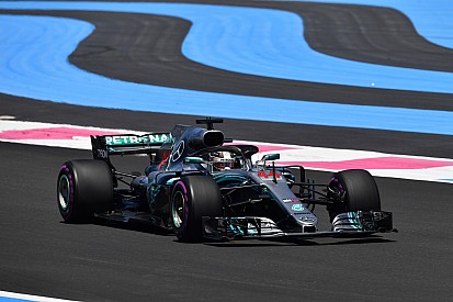 Hamilton ook rapste in tweede training Franse Grand Prix, derde tijd voor Verstappen