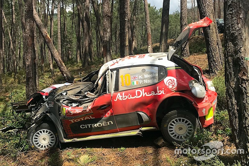Meeke, Portekiz'deki büyük kaza sonrası Citroen'e minnettar