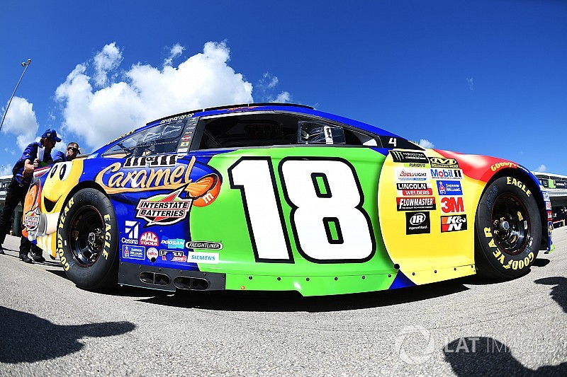 Kyle Busch pips Truex for fastest lap in opening Cup practice