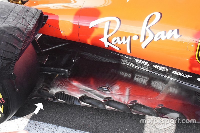 F1-Technik: Detailfotos der Updates für den GP Belgien 2017