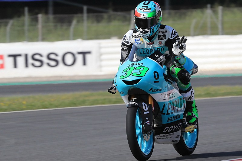 Moto3 Catalunya: Bastianini podium tertinggi, Martin terjatuh