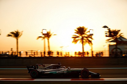 Nur vom Eisschrank abzukühlen: Hamilton brennt in Abu Dhabi