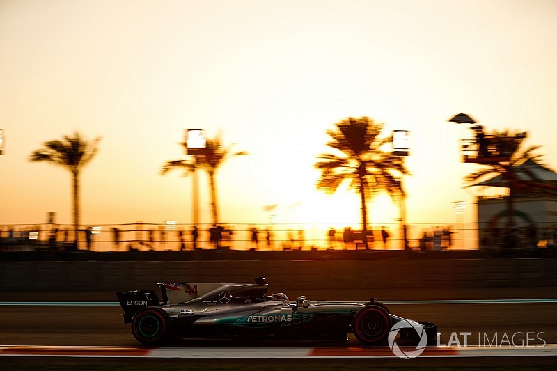 Nur vom Eisschrank abzukühlen: Hamilton brennt in Abu Dhabi