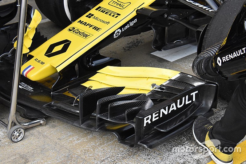 L’aileron avant d’un nouveau concept de la Renault R.S.18