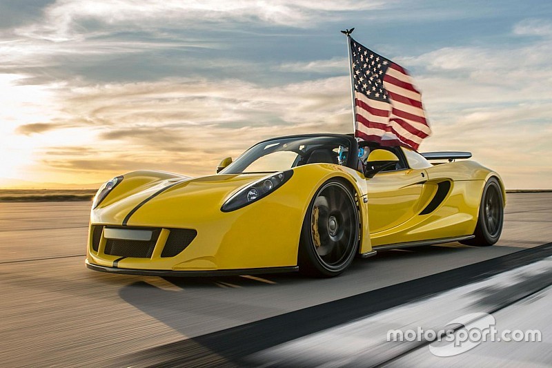 Hennessey Venom GT Spyder haalt 427,3 km/u, is snelste cabrio ooit