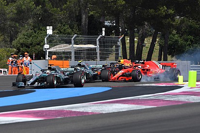 Mercedes findet: Vettel-Strafe nach Frankreich-Foul zu lasch!
