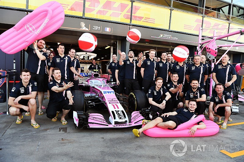 Force India: per il 2018 è saltato il cambio di nome del team